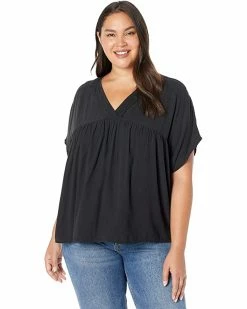 Madewell Shirts & Tops Plus Lusterweave Pintuck Top