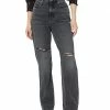 Madewell Baggy Straight Jeans in Cavell Wash: Ripped Edition