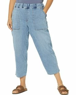 Madewell Plus Pull-On Relaxed Jeans in Lisford Wash