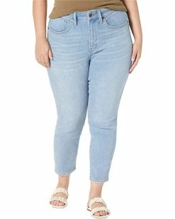 Madewell Plus High-Rise Skinny Crop Jeans in Carlton Wash
