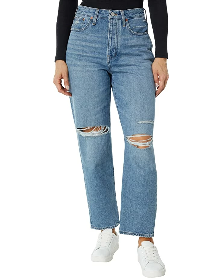 Madewell Jeans The Dadjean in Dustin Wash: Destroyed Edition 1 Madewell Jeans The Dadjean in Dustin Wash: Destroyed Edition