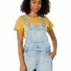 Madewell Shorts Corsica Short Overalls in Wardell Wash