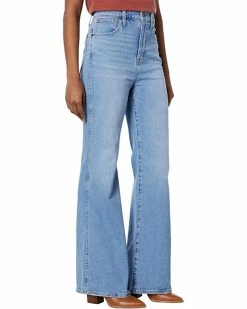 Madewell High-Rise Flare Jeans in Caine Wash