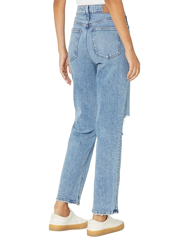 Madewell Jeans The Curvy Perfect Vintage Straight Jean in Kingsbury Wash: Ripped Knee Edition 2 Madewell Jeans The Curvy Perfect Vintage Straight Jean in Kingsbury Wash: Ripped Knee Edition - Image 2