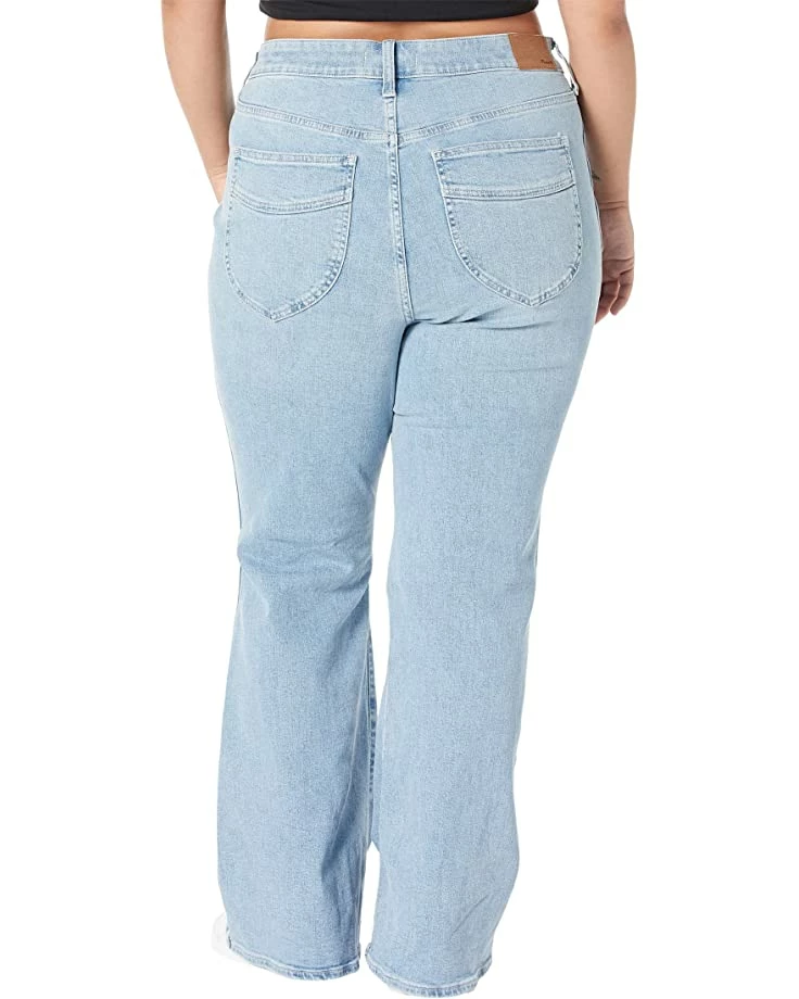 Madewell Plus 11" High-Rise Flare Jeans in Eversfield Wash: Knee-Rip Edition 2 Madewell Plus 11" High-Rise Flare Jeans in Eversfield Wash: Knee-Rip Edition - Image 2