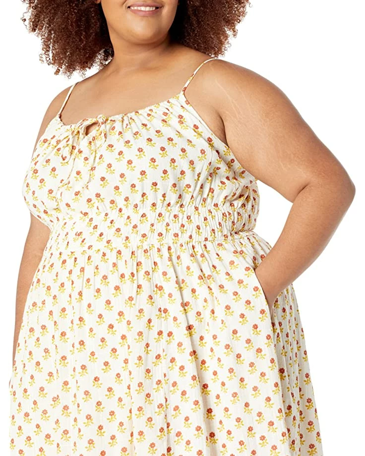Madewell Dresses Plus Sophia Cami Midi Dress in Wild Calendula Block-Print 3 Madewell Dresses Plus Sophia Cami Midi Dress in Wild Calendula Block-Print - Image 3