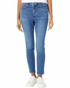 Madewell 10" High-Rise Skinny Crop Jeans in Bradfield Wash