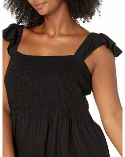 Madewell Jumpsuits & Rompers Plus Linen-Blend Lucie Smocked Romper -Madewell Shop 819mO QGx1L. AC SR736920