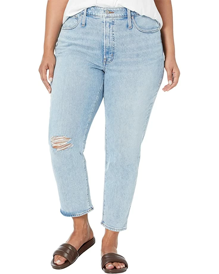 Madewell Jeans The Curvy Perfect Vintage Jean in Sudbury Wash: Ripped Edition 1 Madewell Jeans The Curvy Perfect Vintage Jean in Sudbury Wash: Ripped Edition