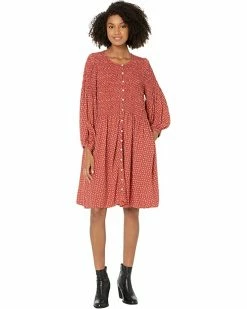 Madewell Dresses Challis Button-Front Mini Dress in Tiny Daisy