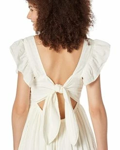 Madewell Dresses Ruffle-Strap Tiered Midi Dress in Textural Stripe -Madewell Shop 81DpNtUi00L. AC SR736920