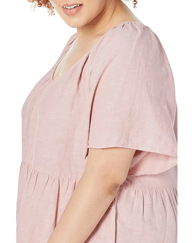 Madewell Dresses Plus Linen-Blend Lorelei Mini Dress 3 Madewell Dresses Plus Linen-Blend Lorelei Mini Dress - Image 3