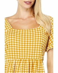 Madewell Shirts & Tops Gingham Knit Ruffle-Hem Top 6 Madewell Shirts & Tops Gingham Knit Ruffle-Hem Top -Madewell Shop 81GVA83saJL. AC SR736920