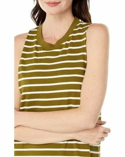 Madewell Dresses Organic Cotton Crewneck Tank Midi Dress in Stripe -Madewell Shop 81GvX5pEClL. AC SR736920