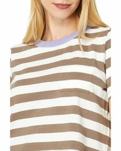 Madewell Shirts & Tops Organic Cotton Supercrop Pocket Tee in Stripe -Madewell Shop 81HgcsMxOPL. AC SR736920