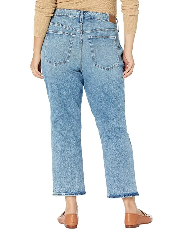 Madewell Jeans The Plus Curvy Perfect Vintage Straight Jean in Kingsbury Wash: Ripped Knee Edition 2 Madewell Jeans The Plus Curvy Perfect Vintage Straight Jean in Kingsbury Wash: Ripped Knee Edition - Image 2