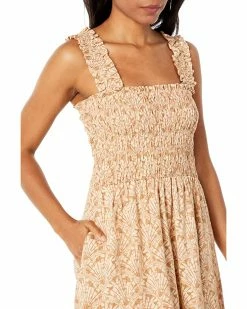 Madewell Dresses Linen-Blend Lucie Smocked Tank Mini Dress in Painted Seashells -Madewell Shop 81I6vIAPWnL. AC SR736920