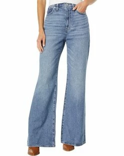 Madewell Baggy Flare Jeans in Cantwell Wash