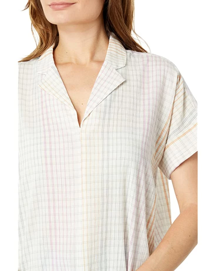 Madewell Shirts & Tops Lakeline Popover Shirt in Ombre Rainbow Plaid 3 Madewell Shirts & Tops Lakeline Popover Shirt in Ombre Rainbow Plaid - Image 3