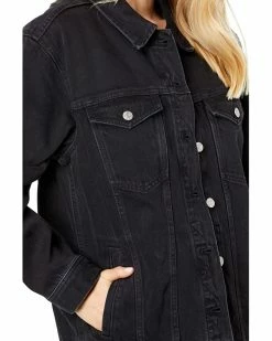 Madewell Coats & Outerwear The Oversized Trucker Jean Jacket in Washed Black -Madewell Shop 81Jab1YQgLL. AC SR736920