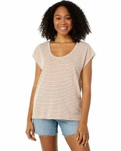 Madewell Shirts & Tops Linen-Blend U-Scoop Tee