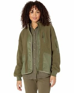 Madewell Coats & Outerwear Drapey Sherpa Buick Snapfront Jacket Color-Block -Madewell Shop 81Mifxw3giL. AC SR736920