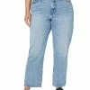 Madewell Jeans The Curvy Perfect Vintage Straight Jean in Seyland Wash