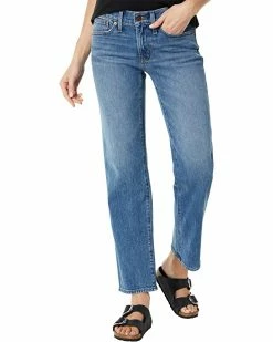 Madewell Jeans The Low-Rise Perfect Vintage Straight Jean in Bromton Wash