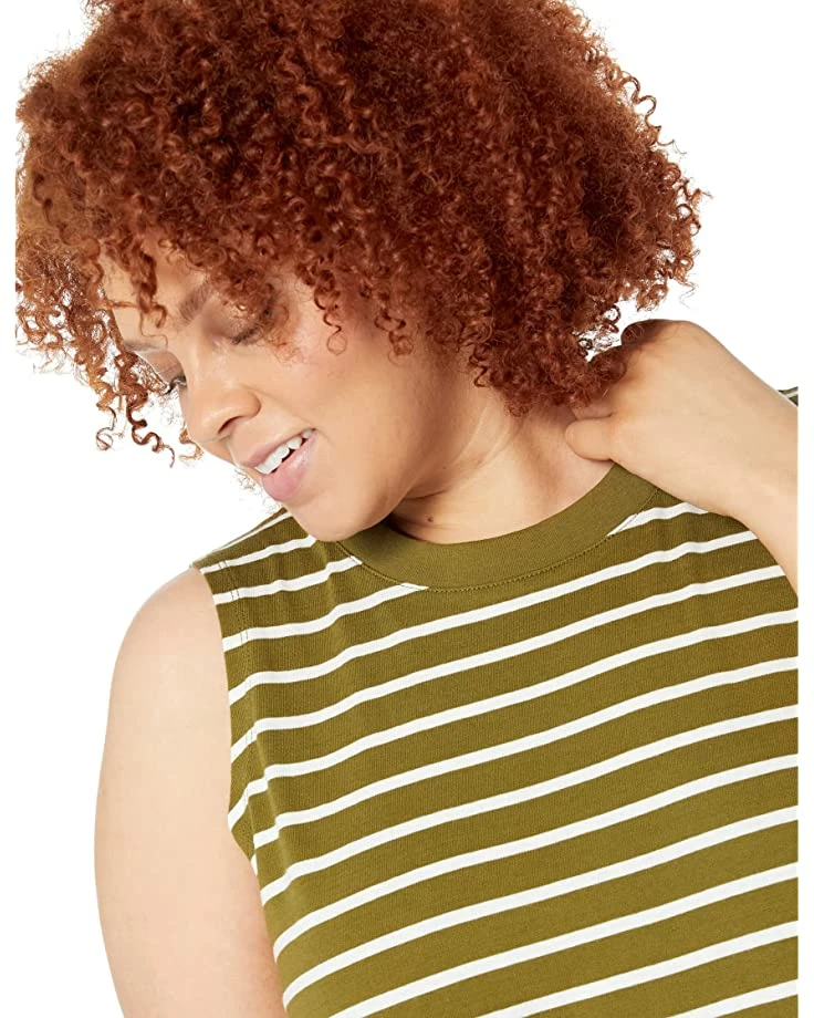 Madewell Dresses Plus Organic Cotton Crewneck Tank Midi Dress in Stripe 3 Madewell Dresses Plus Organic Cotton Crewneck Tank Midi Dress in Stripe - Image 3