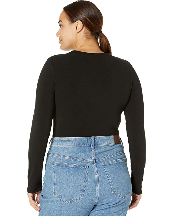 Madewell Shirts & Tops Plus Crewneck Thong Bodysuit 2 Madewell Shirts & Tops Plus Crewneck Thong Bodysuit - Image 2
