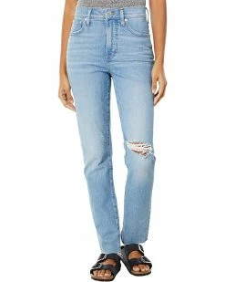 Madewell Jeans The Tall Perfect Vintage Jean in Coney Wash: Destroyed Edition