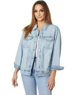 Madewell Shop 17 Madewell Coats & Outerwear The Oversized Trucker Jean Jacket in Fitzgerald Wash
