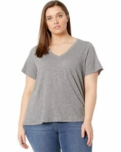 Madewell Shirts & Tops Plus Whisper Cotton V-Neck Tee -Madewell Shop 81WJDGZdKJL. AC SR736920