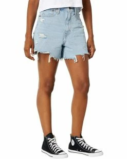 Madewell Shorts The Momjean Short in Flintwood Wash