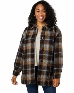 Madewell Coats & Outerwear Belrose Shirt-Jacket in Cassel Plaid