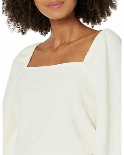 Madewell Shirts & Tops Crepe Square-Neck Puff-Sleeve Top -Madewell Shop 81a4 4wFe1L. AC SR736920