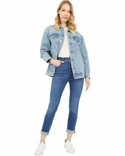 Madewell Coats & Outerwear The Oversized Trucker Jean Jacket in Akenside Wash -Madewell Shop 81aQf11hhLL. AC SR736920