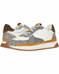 Madewell Sneakers & Athletic Shoes Kickoff Trainer Sneakers in Leather and Spot Mix Calf Hair