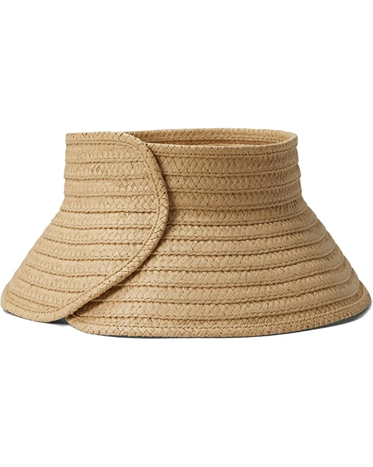 Madewell Hats Packable Straw Visor Hat 2 Madewell Hats Packable Straw Visor Hat - Image 2