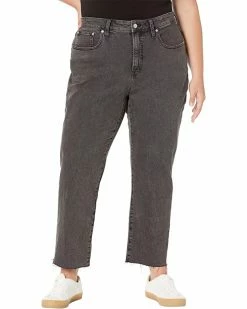 Madewell Jeans The Curvy Plus Perfect Vintage Straight Jean in Lunar Wash