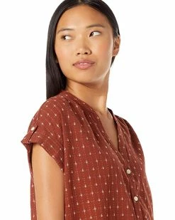 Madewell Shirts & Tops Collarless Central Shirt in Jacquard -Madewell Shop 81eHePc3jzL. AC SR736920