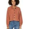 Madewell Shirts & Tops Knit Corduroy Crop Shirt-Jacket