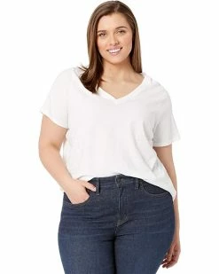 Madewell Shirts & Tops Plus Whisper Cotton V-Neck Tee -Madewell Shop 81jQbm9cVL. AC SR736920