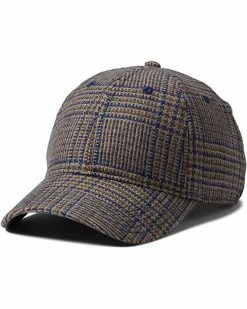Madewell Hats Baseball Cap in Glen Plaid