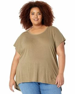Madewell Shirts & Tops Plus Linen-Blend U-Scoop Tee -Madewell Shop 81mZUmUgUWL. AC SR736920