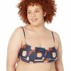 Swimwear Madewell Second Wave Spaghetti-Strap Bandeau Bikini Top in Color Collage