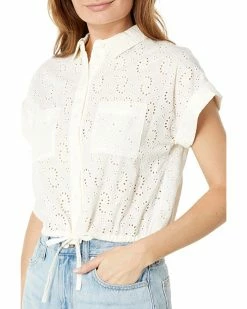 Madewell Shirts & Tops Eyelet Button-Up Drawstring Shirt -Madewell Shop 81pe0RogELL. AC SR736920