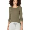Madewell Shirts & Tops Fine Ribbed Crewneck Long-Sleeve Tee