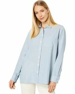Madewell Shirts & Tops Oversized Ex-Boyfriend Tulip-Back Shirt in Stripe