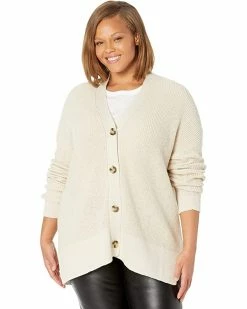 Madewell Sweaters Plus Size Louis Longer Cotton V-Neck Cardigan